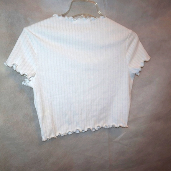 Oak +Fort white crop top - Picture 6 of 11